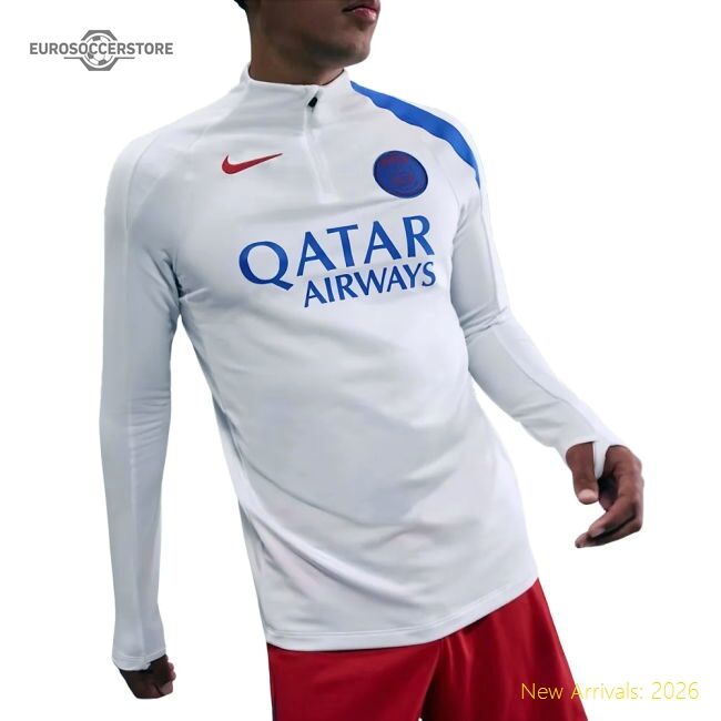 Supporter 2025-2026 Psg Strike Dri-Fit Drill Top (White)