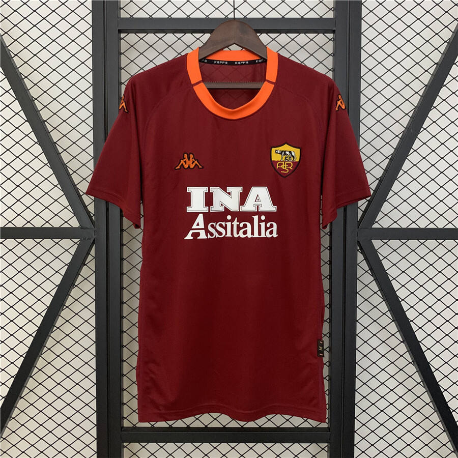 AS Roma Home Retro Shirt 200001 - Official Replica 10541