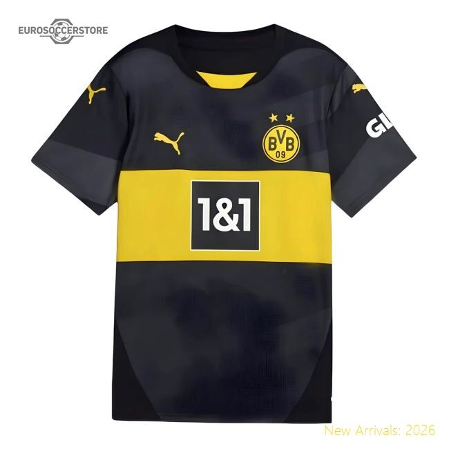 2024-2025 Borussia Dortmund Road Jersey (kids) - Supporter Edition