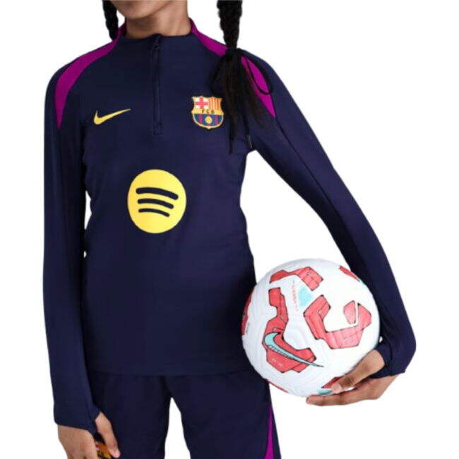 2025-2026 Barcelona Strike Drill Top (Purple) - Kids