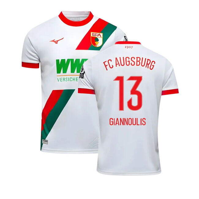 Vintage 2025-2026 Fc Augsburg Replica Home - Machine Washable