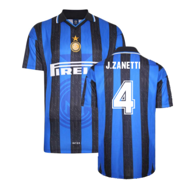 1998 Inter Milan Score Draw football Shirt (Unisex