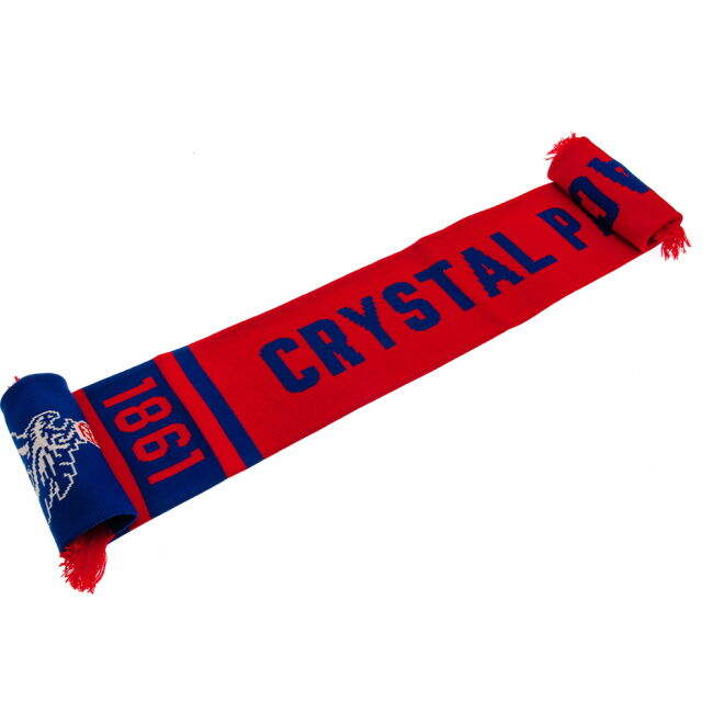 Modern Crystal Palace Crystal Palace FC Nero Scarf for Supporter Gear