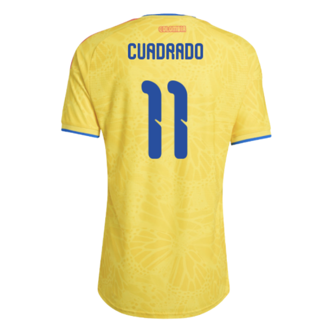 Retro 2026-2027 Colombia Authentic Home Shirt (Cuadrado 11) for Eur...