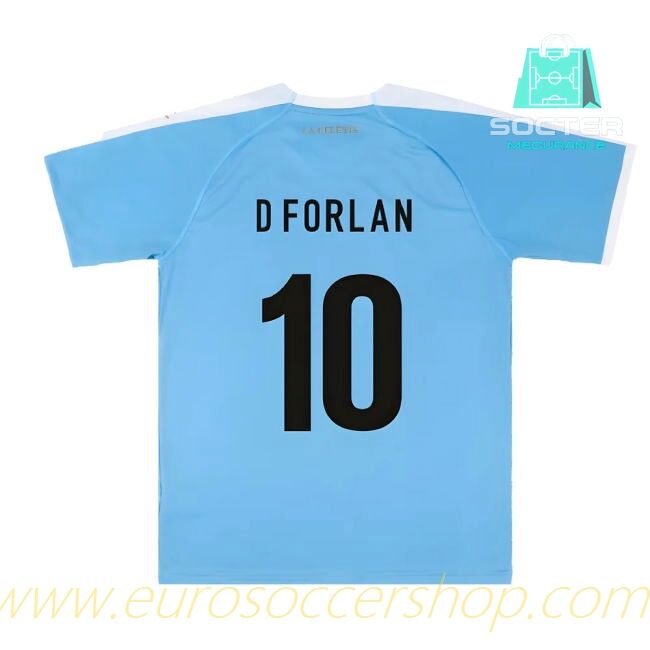 2019-2020 Uruguay Home Shirt FIFA Approved (D Forlan 10)