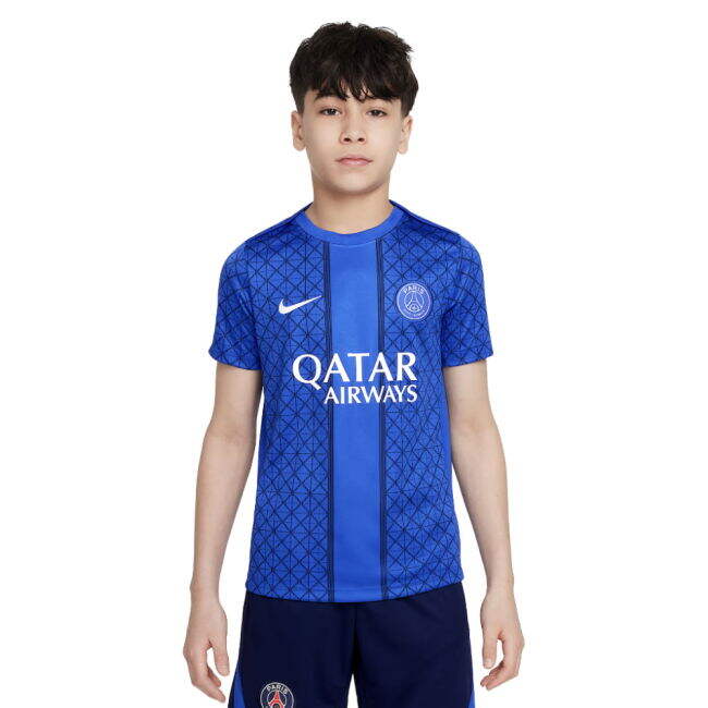 2025-2026 PSG Academy Pro Home Pre Match Shirt (Royal) - Kids (Barcola 29)