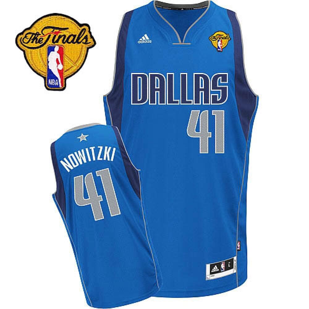 High-Quality 41 Jersey Blue - - NBA Collection