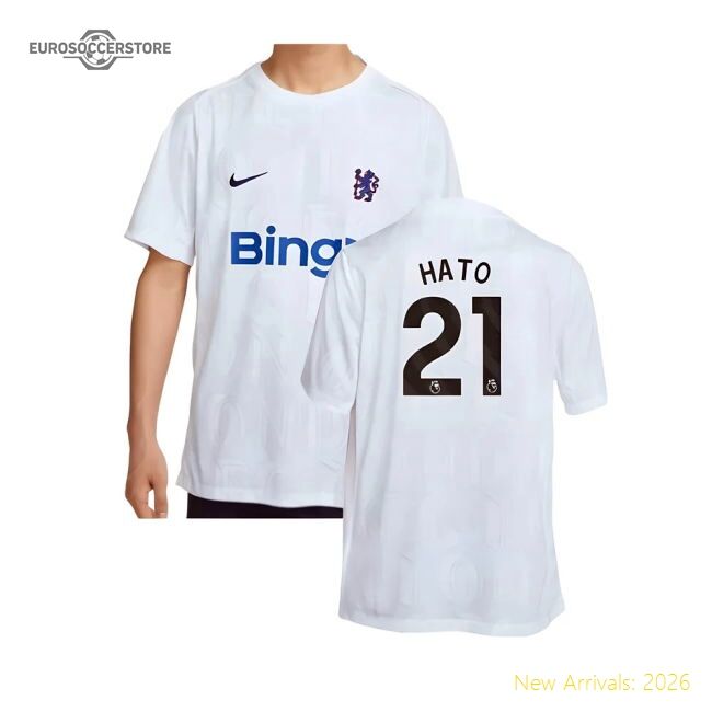 Authentic 2025-2026 Chelsea Academy Pro Pre-match Football Top