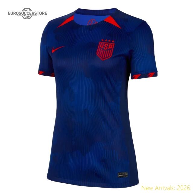 Usa Wwc 20232024 Away Authentic Jersey X Moisturewicking