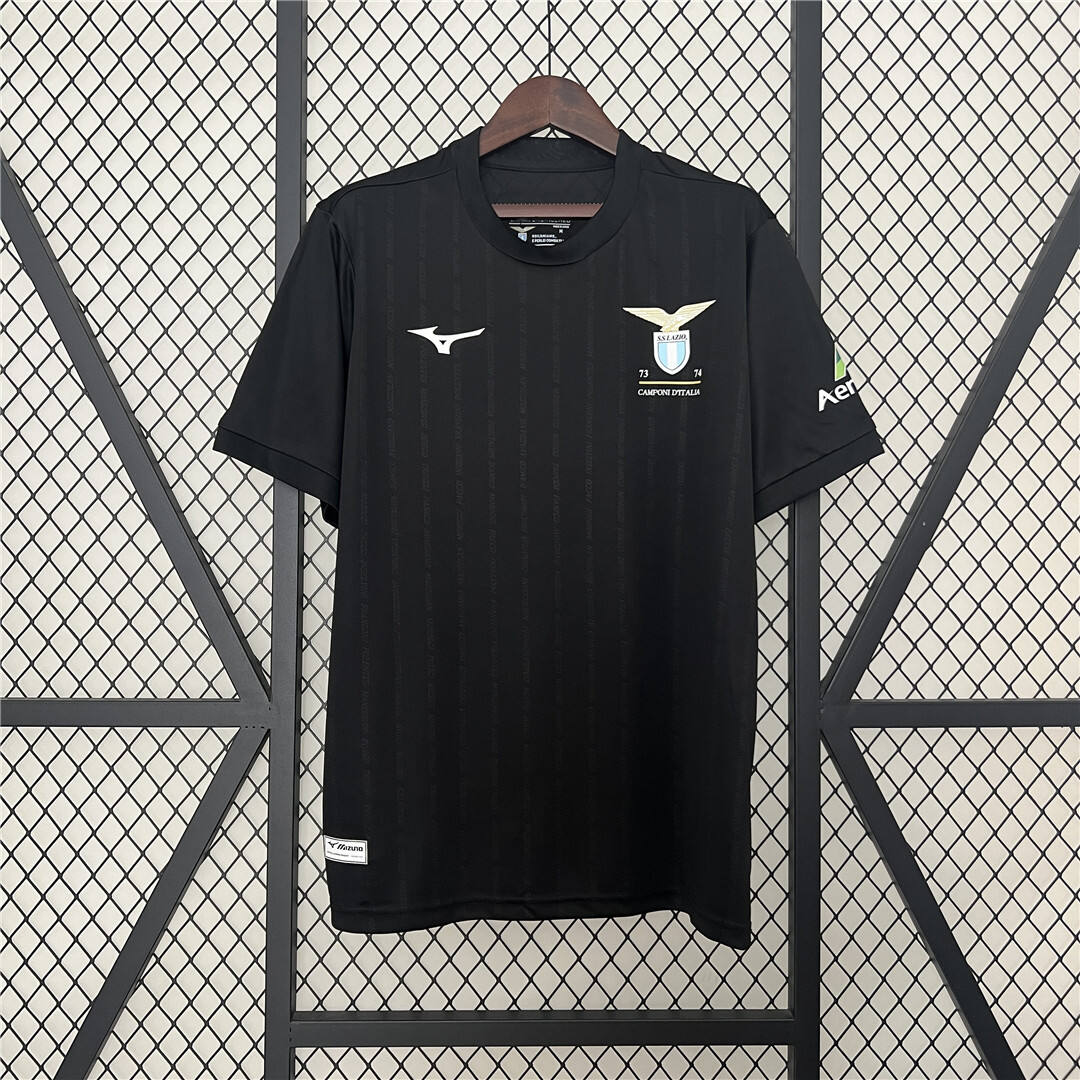 2425 Lazio 50th Anniversary Black Shirt - Official Replica 7951