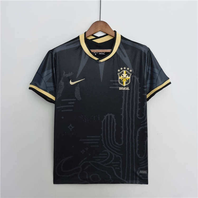 Authentic 2022 BRAZIL BLACK SHIRT - Official Replica 6129