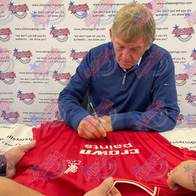 football shirt Liverpool FC 1986 Dalglish Signed Shirt