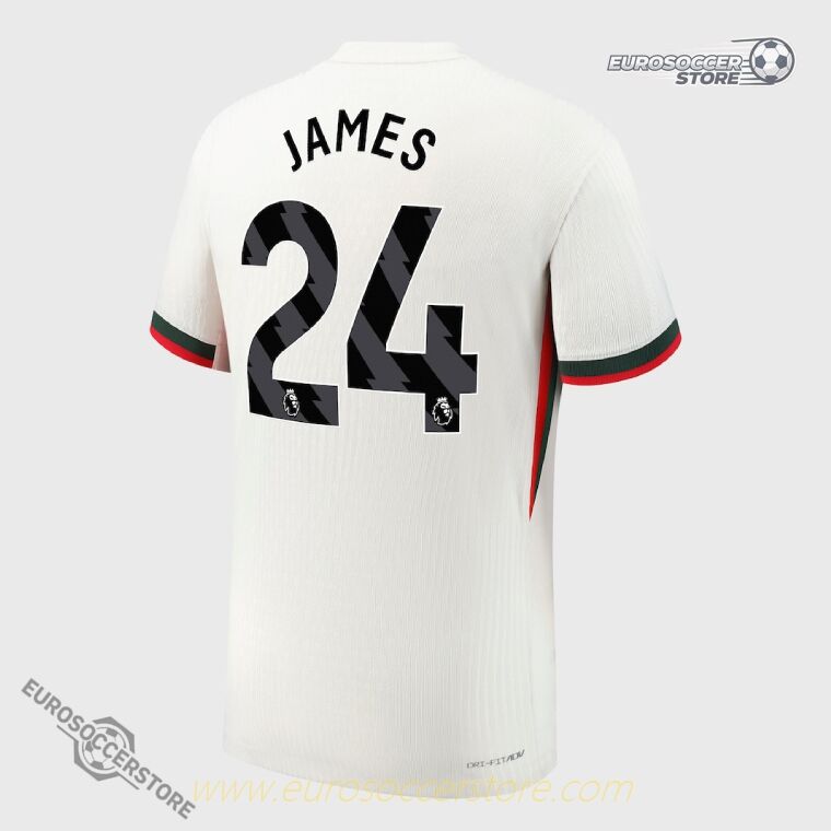 Away Jersey for Chelsea: JAMES 24 (Player Version) 25-26 Season
