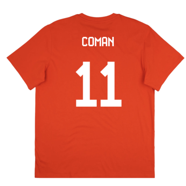 2025-2026 Bayern Munich Seasonal Graphic Tee (red) (coman 11)