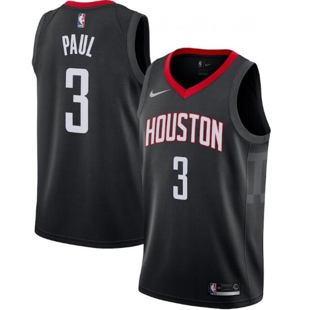 Authentic 3 Houston Rockets Jersey Black - - Game Day Essential