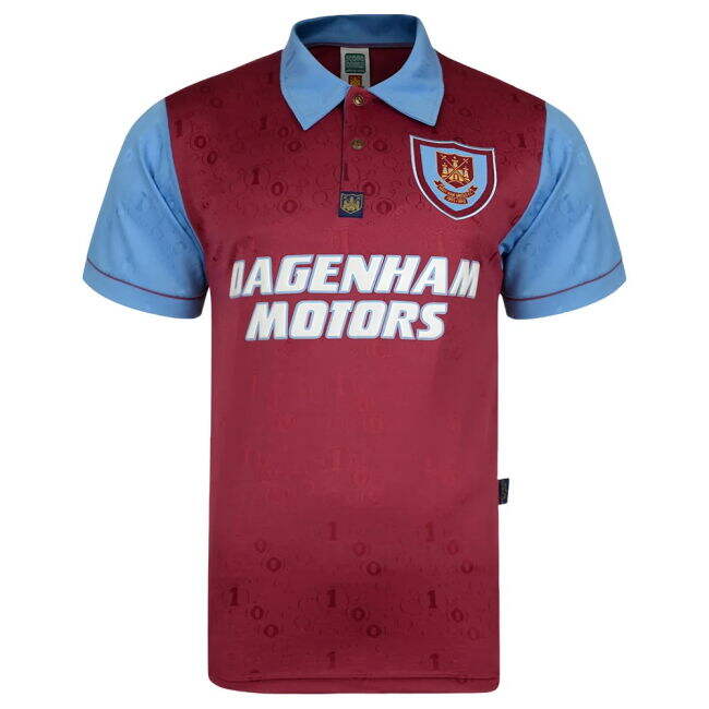 1995-19 West Ham Home Jersey West Ham #1995 Edition M S