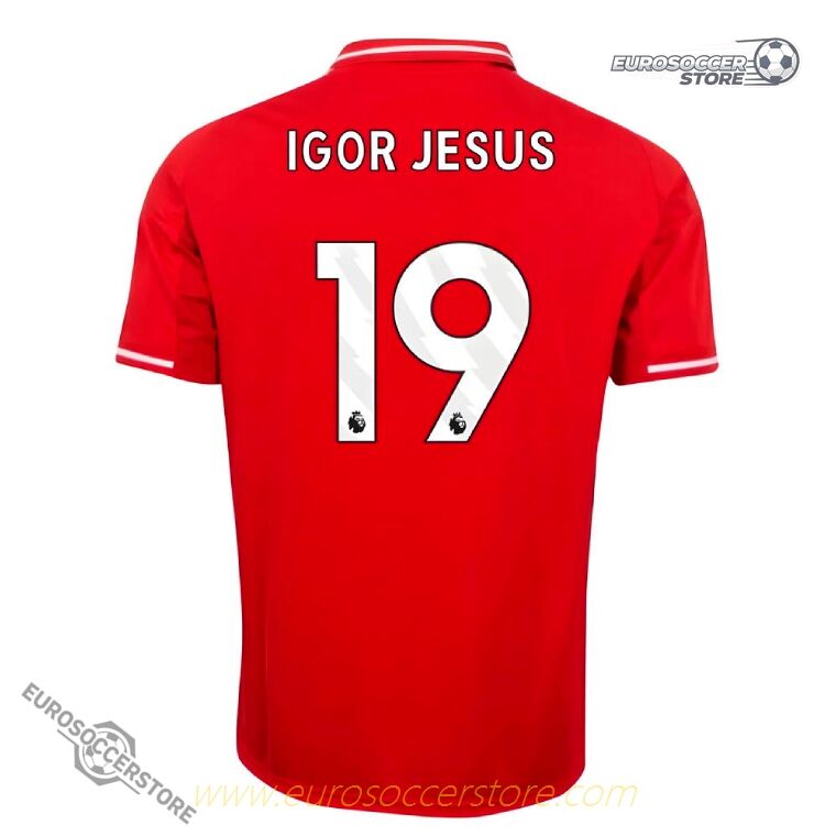 Nottingham Forest 25-26 Home Jersey IGOR JESUS 19