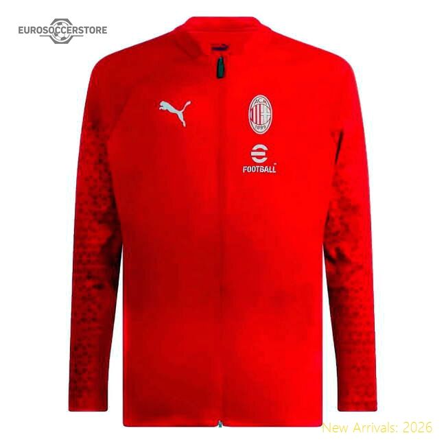 2023-2024 Ac Milan Training Fleece (red) - Supporter Edition