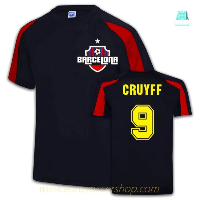 Barcelona Sports Training Jersey (Johan Cruyff 9)