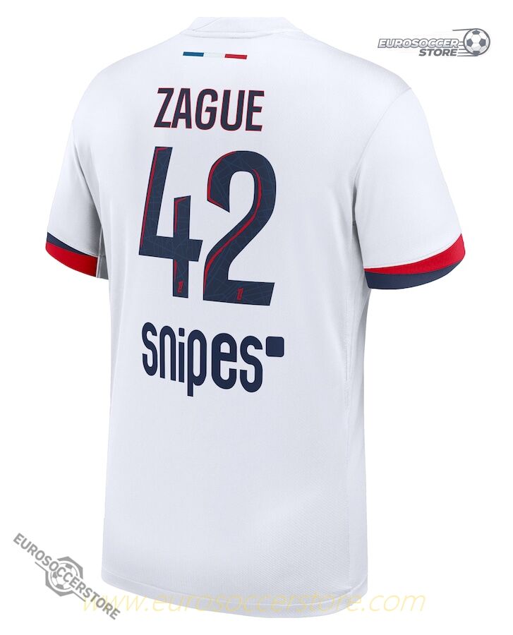 Paris Saint-Germain Away Zague 42 Football Jersey 2025-2026 Season