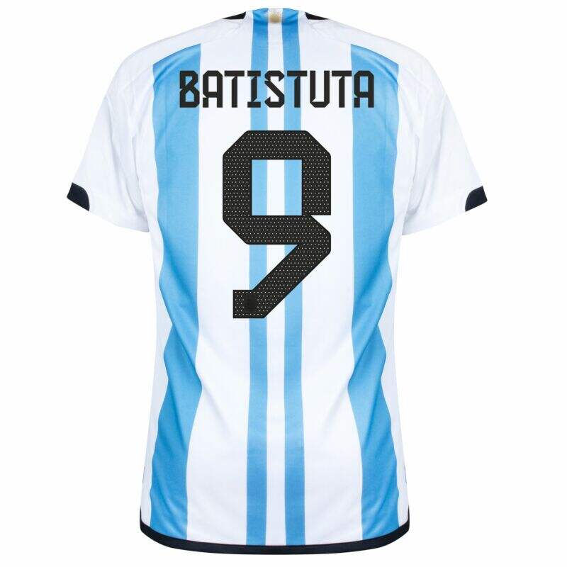 ARGENTINA WORLD CUP 2022 HOME JERSEY BATISTUTA