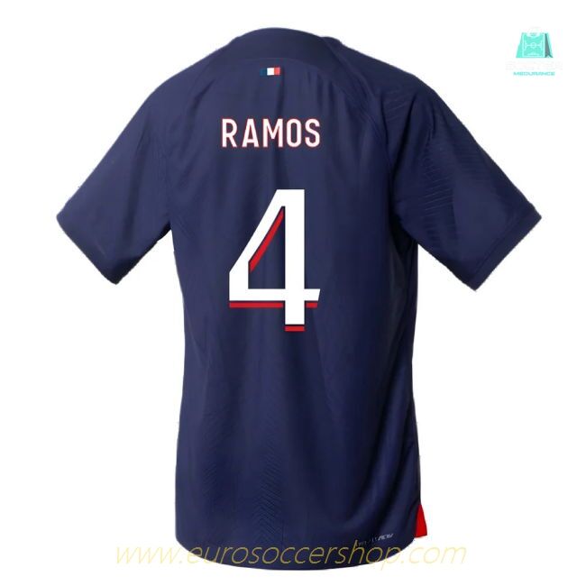 2023-2024 PSG Home Match Authentic Shirt (Sergio Ramos 4)