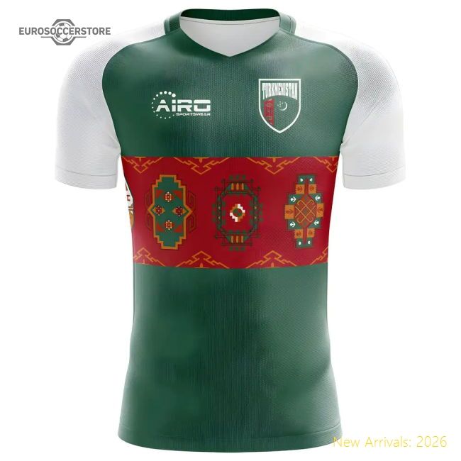 Turkmenistan Concept 20252026 Home Durable Jersey Drifit