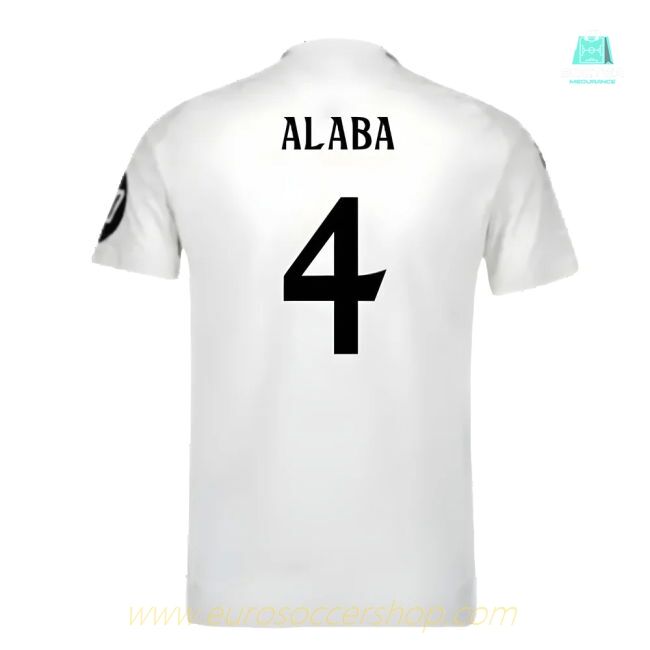 2024-2025 Real Madrid Authentic Home Shirt (Alaba 4)