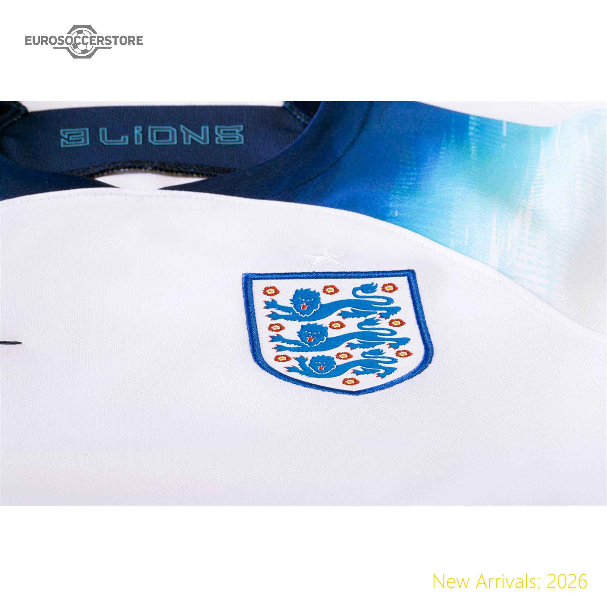 Officially Licensed Kids Eng England Home Home High-quality Jersey