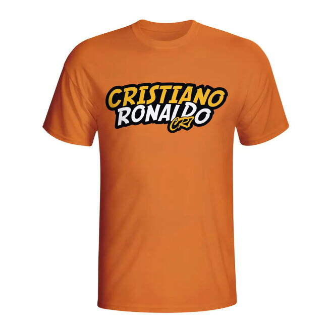 Durable Material Ronaldo Football Team Fresh Look True Official T-s...