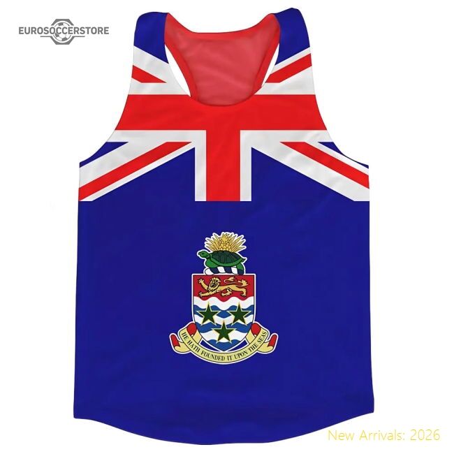 Top-grade Cayman Islands Flag Running Vest - Fan Collection