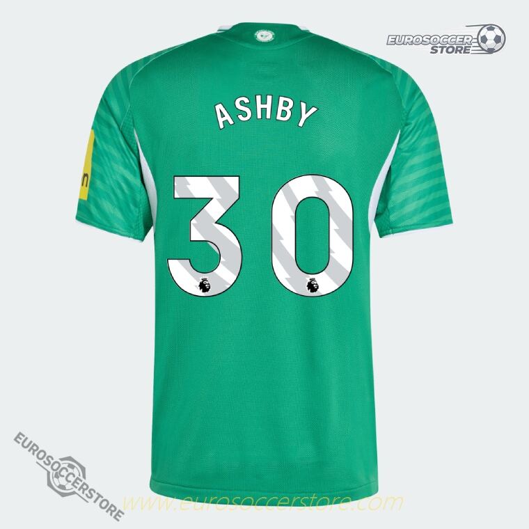 Newcastle United 25-26 Away ASHBY 30 Football Jersey (Player Version)