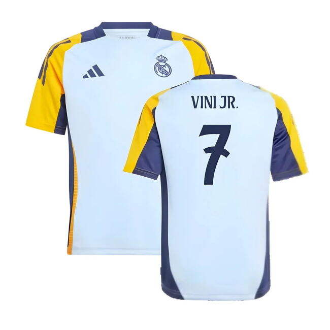 Kids Official 2024-2025 Real Madrid Spanish Training Jersey (1)