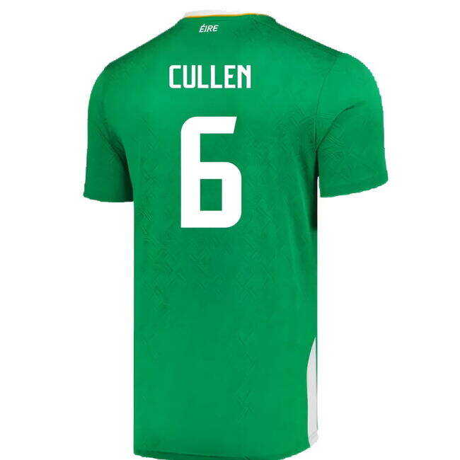 Mall Discounts 2024-2025 Republic of Ireland Pro Home Shirt (Cullen 6) Beautiful