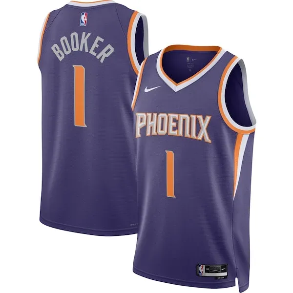 Devin Booker PHX Swingman Jersey - exclusive player-jersey - White #1