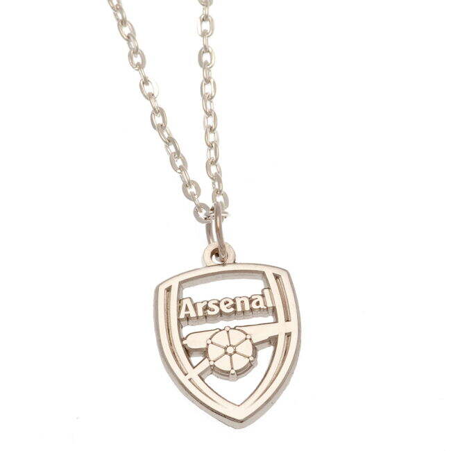 Arsenal FC Silver Plated Boxed Pendant CR (Limited Edition)
