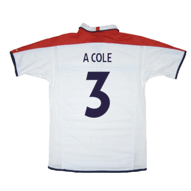 England Soccer Team Replica Jersey - Adults Version (England 2003)