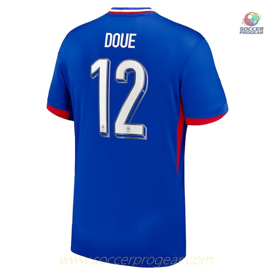 France National Team Home Soccer Shirt 2024/25 Collection Doue