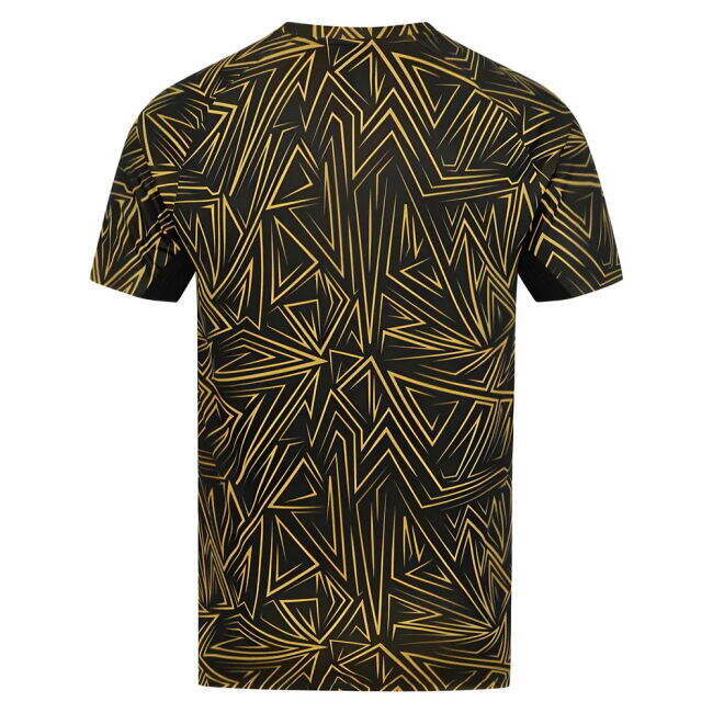 Stylish 2025-2026 Wolves Home Pre-Match Shirt (Black) (Arokodare 14...