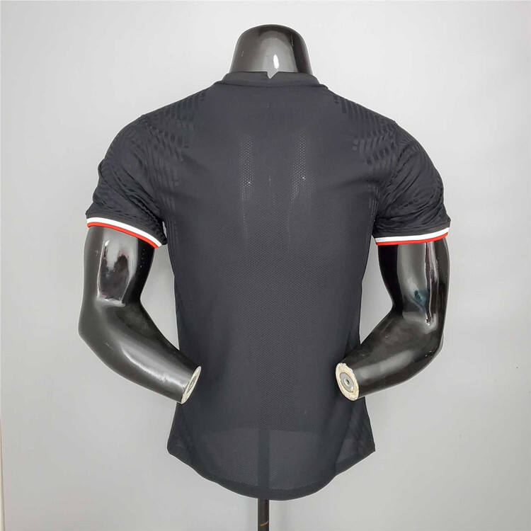 20-21 England Soccer Shirt Euro 2020 Black Training Shirt Player