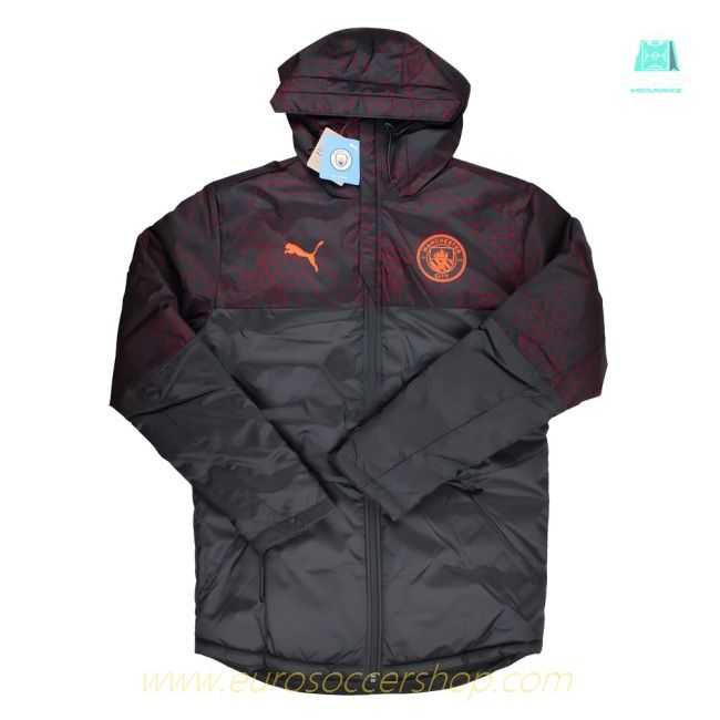 2023-2024 Man City Graphic Winter Jacket (Strong Grey)
