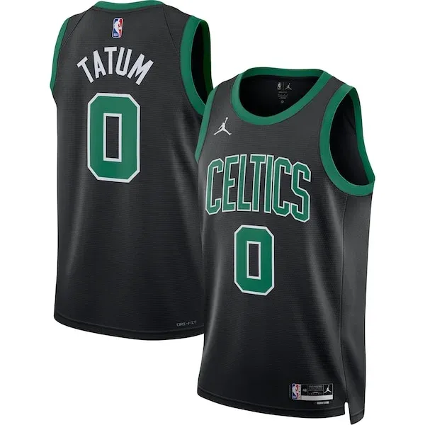 Jayson Tatum BOS Swingman Jersey - top-tier contemporary - Black