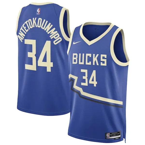 Giannis Antetokounmpo MIL Swingman Jersey - classic Basketball