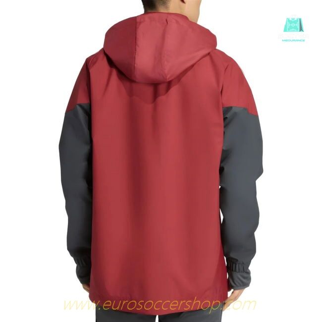 2025-2026 Arsenal EU Allweather Jacket (Burgundy)