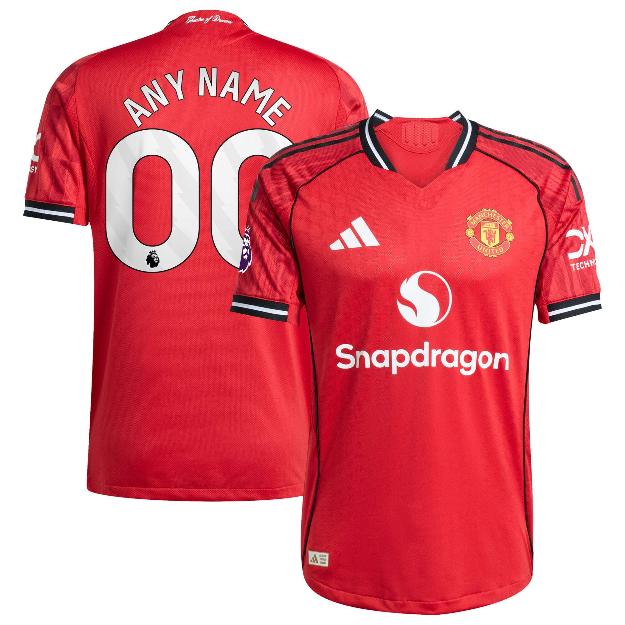 Man Utd Men's 2025 Premium Authentic Jersey - Match Jersey - Get Yours Now