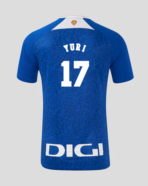 Athletic Bilbao's 24-25 Season Away Jersey Featuring Yuri with Number 17
