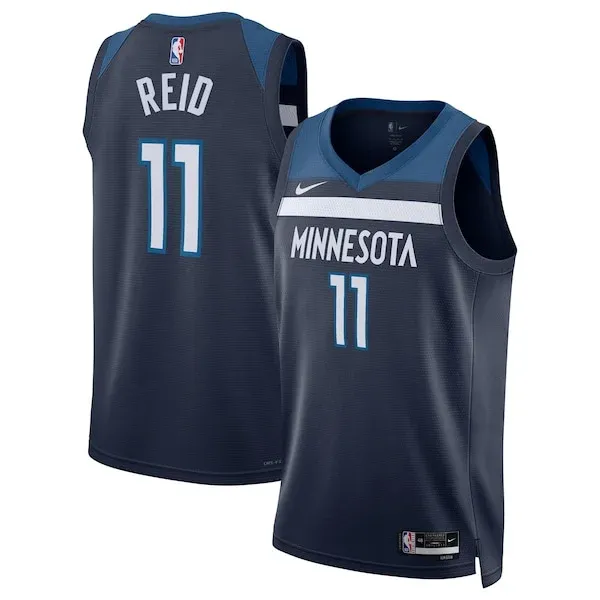 Naz Reid MIN Swingman Jersey - genuine authentic-jersey - Navy