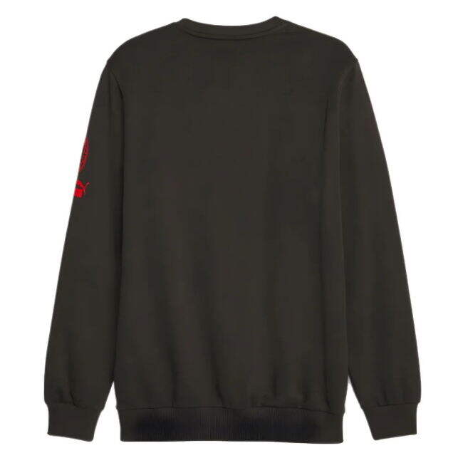 2023-2024 AC Milan FtblCore Graphic Crew Sweat (Black)