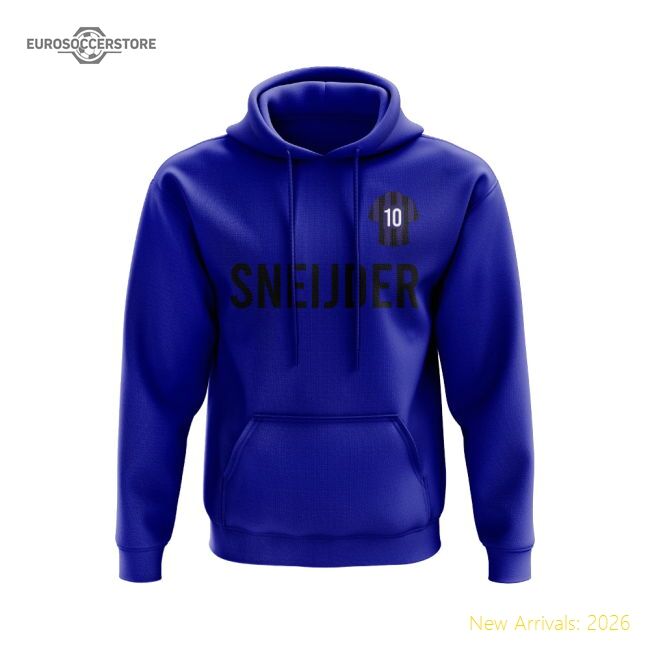 Wesley Sneijder Inter Milan Number Hoody (blue) - Fan Collection
