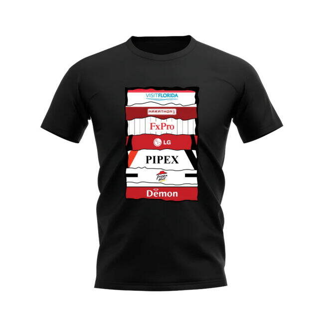 Retro 2025-2026 Fulham Replica T-shirt - True To Size - Easy Care